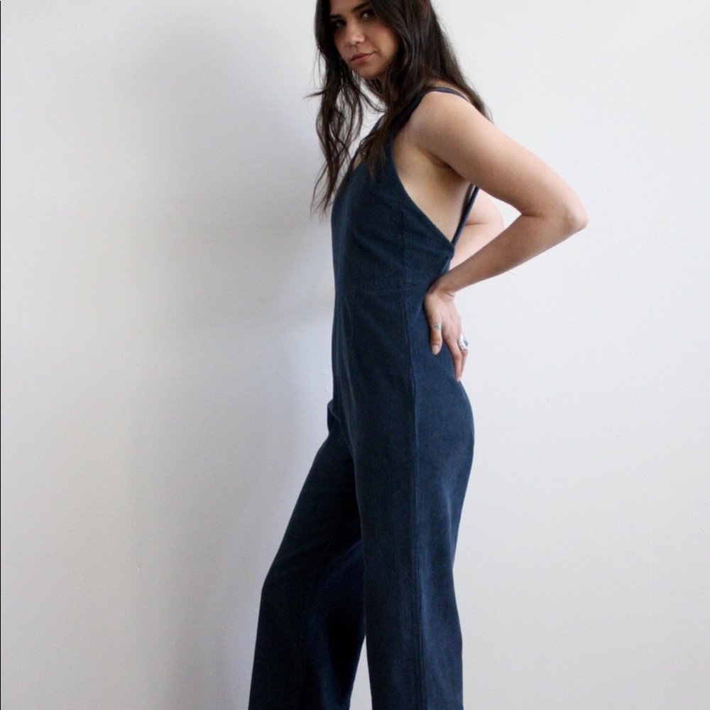 Paloma Wool Hockey Jumpsuit, blue corduroy, 34 xs